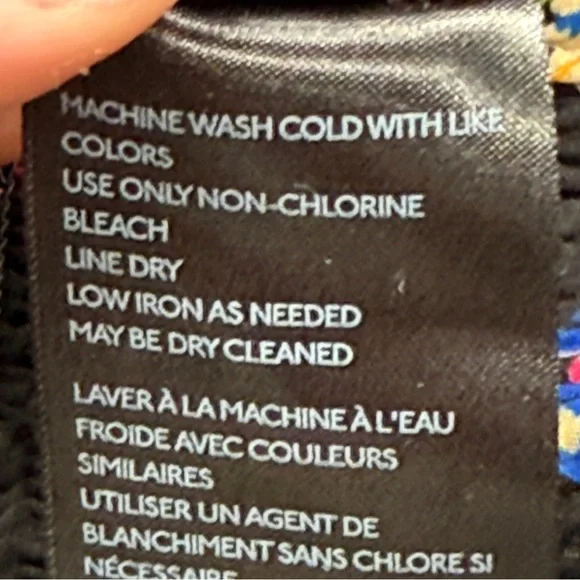 Anthropologie Maeve Adelaide Top Blouse Black Floral Crop Dolman Sleeve Women SP - Picture 15 of 16